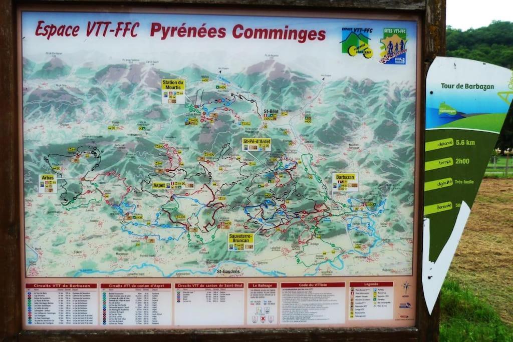 Cottage Les Pyrenees Au Bord De L'Eau Barbazan ภายนอก รูปภาพ
